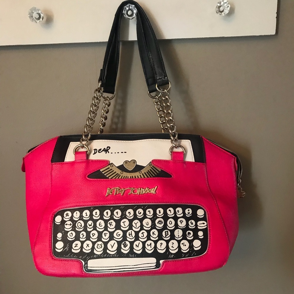 Betsy Johnson typewriter purse